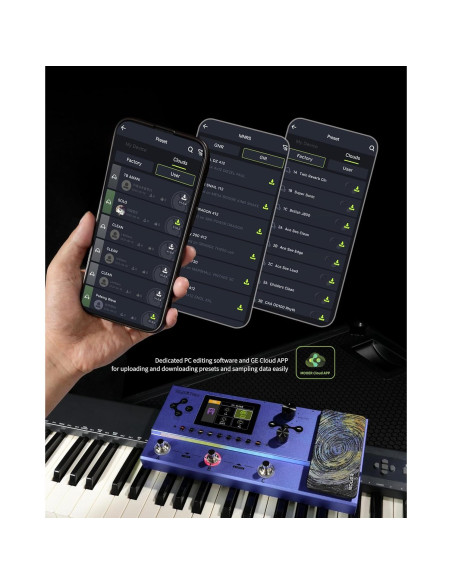 Procesador Multi-Efectos MOOER GE200 Plus Li con Batería