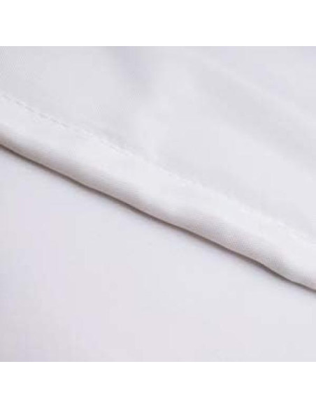 Cortina de Ducha 36x72 WellColor Blanca Repelente al Agua