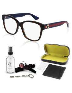 Gafas de Sol Gucci GG0038ON Cuadradas 54mm Havana/Azul