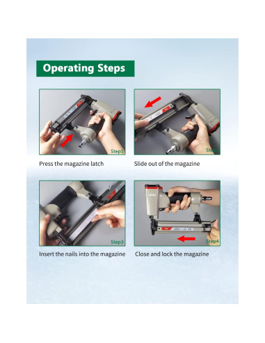 Clavos Brad Galvanizados Meite 18GA 19mm 5000 Unidades