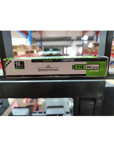 Clavos Brad Galvanizados Meite 18GA 19mm 5000 Unidades