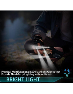 Guantes de Linterna LED LUCDNC para Hombres - Regalo Único 2