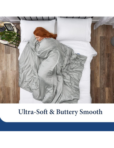 Cobija con peso Cosy House Collection 122x183 cm 6.8 kg Gris