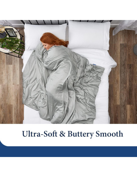 Cobija con peso Cosy House Collection 122x183 cm 6.8 kg Gris