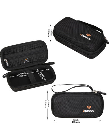 Funda de Viaje Dura Negra Aproca para Irrigador Dental Mini