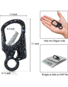 Clip de Carabinero Ahiller CD-LKK 3" Doble Anti-Apertura 2