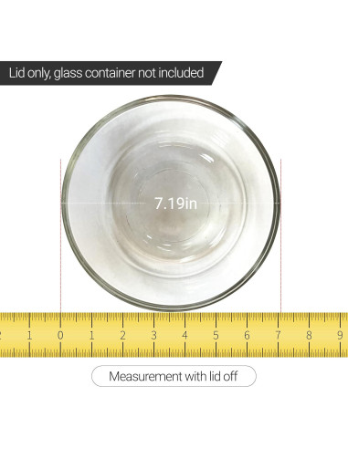 Tapa de Reemplazo para Tazón Pyrex 6/7 Tazas MRX Azul (2-Pack)