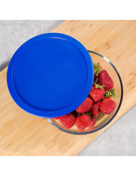 Tapa de Reemplazo para Tazón Pyrex 6/7 Tazas MRX Azul (2-Pack)