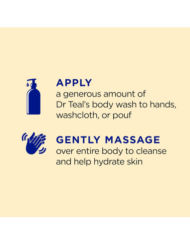 Gel de Baño Dr Teal's con Sal de Epsom y Bálsamo de Limón 710ml