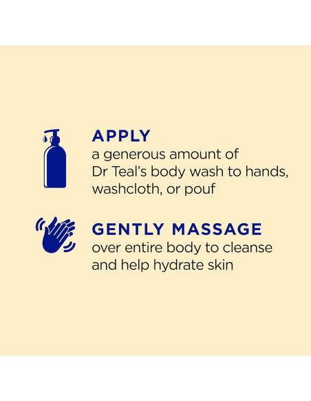 Gel de Baño Dr Teal's con Sal de Epsom y Bálsamo de Limón 710ml