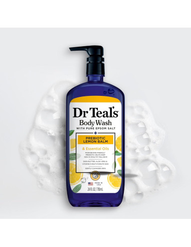 Gel de Baño Dr Teal's con Sal de Epsom y Bálsamo de Limón 710ml