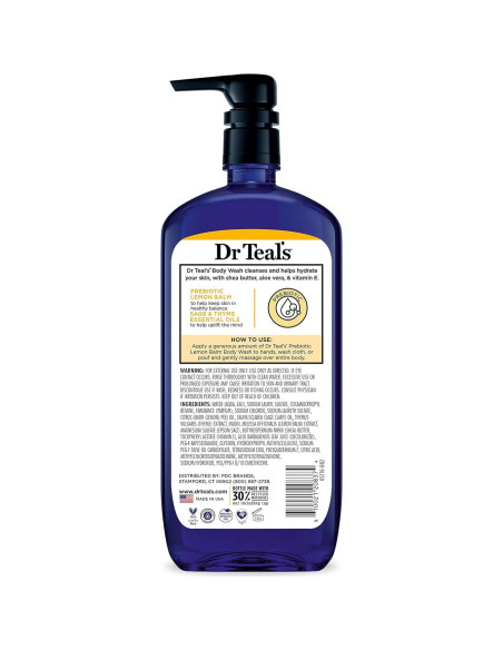 Gel de Baño Dr Teal's con Sal de Epsom y Bálsamo de Limón 710ml
