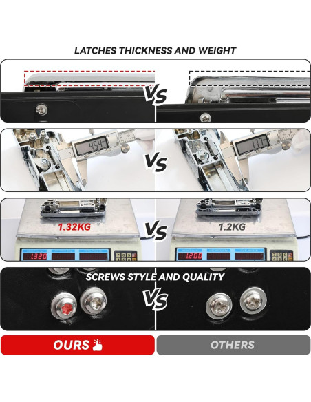 Maletero de Tour TCT-MOTORPARTS con Soporte 2-UP para Harley 2014-2025