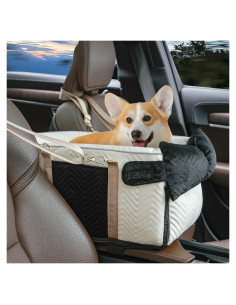 Asiento de coche para perros RUONARIER consola 45x24x22cm