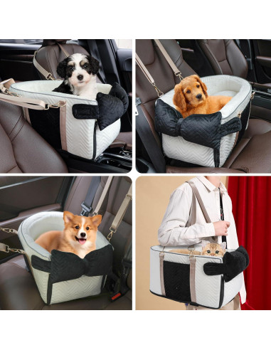 Asiento de coche para perros RUONARIER consola 45x24x22cm