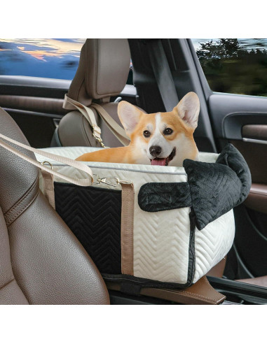 Asiento de coche para perros RUONARIER consola 45x24x22cm