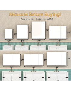 Gabinete de Medicina Umeiga Negro 45.72x35.56cm Montado Pared 2