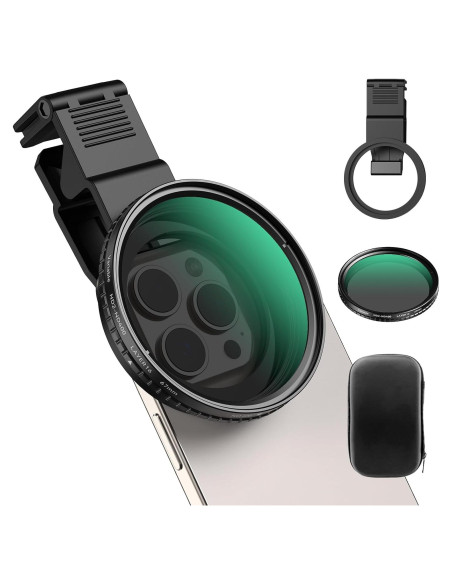 Filtro ND APEXEL 67mm Variable ND2-ND400 para Cámara