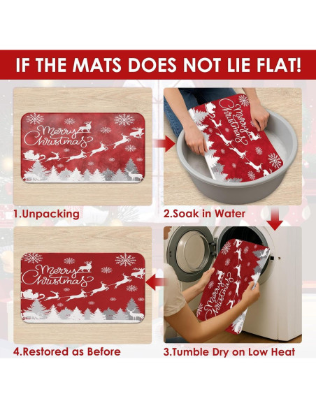 Juego de Cortinas de Ducha Bayson Navidad 4 Piezas 182.88 cm