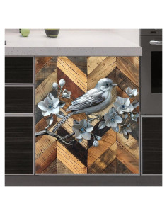 Cubierta Magnética para Lavavajillas Genérico 58.5x66 cm Flores