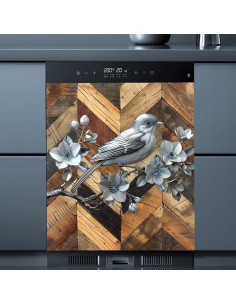 Cubierta Magnética para Lavavajillas Genérico 58.5x66 cm Flores 2