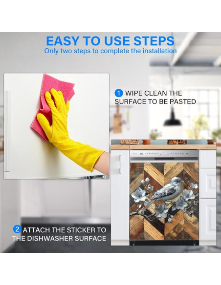 Cubierta Magnética para Lavavajillas Genérico 58.5x66 cm Flores