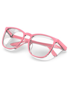 Gafas de Seguridad Antivaho Rosa Claro para Adultos