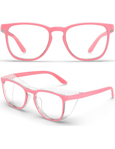 Gafas de Seguridad Antivaho Rosa Claro para Adultos 2