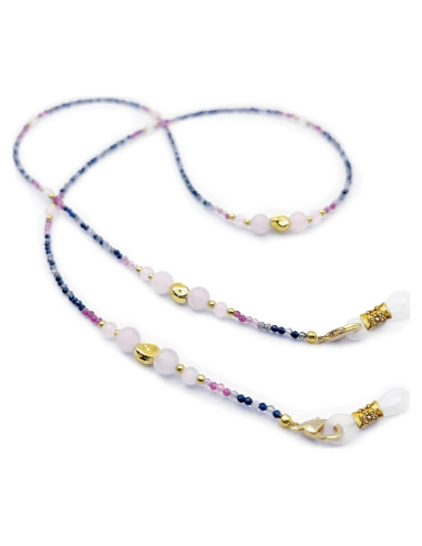 Cadena de Gafas Elegante con Perlas Rosa - Correa Unisex