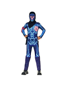 Disfraz Oficial Fortnite Party Trooper Niños - Mediano Azul