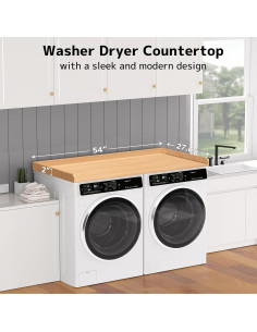 Encimera para Lavadora Putilsen Mount 137.2x69.9 cm MDF Madera Clara 2