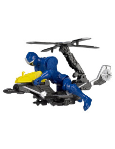 Copter Mega Morph Power Rangers Ninja Steel con figura 12 cm