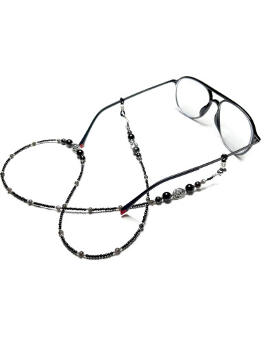 Cadena para Gafas de Sol Obsidiana - Accesorio Elegante