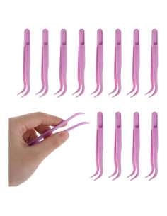 12 Pinzas de Plástico Curvadas 11.5 cm para Manualidades JJUNW