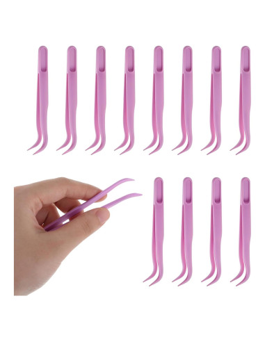 12 Pinzas de Plástico Curvadas 11.5 cm para Manualidades JJUNW