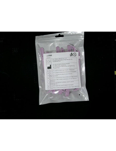 12 Pinzas de Plástico Curvadas 11.5 cm para Manualidades JJUNW