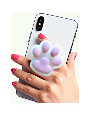 Agarrador de Teléfono Kawaii Rosa 3D - Soporte para iPhone y Kindle