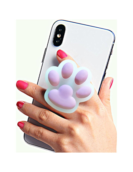 Agarrador de Teléfono Kawaii Rosa 3D - Soporte para iPhone y Kindle