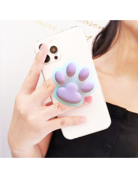 Agarrador de Teléfono Kawaii Rosa 3D - Soporte para iPhone y Kindle