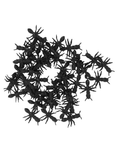 100 Hormigas de Plástico Simulación Halloween Gatuida