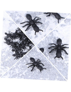 100 Hormigas de Plástico Simulación Halloween Gatuida 2