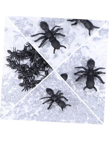 100 Hormigas de Plástico Simulación Halloween Gatuida