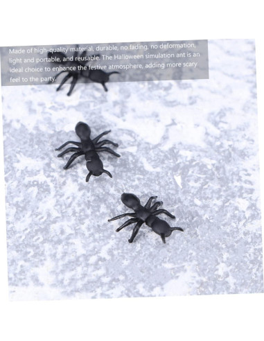 100 Hormigas de Plástico Simulación Halloween Gatuida