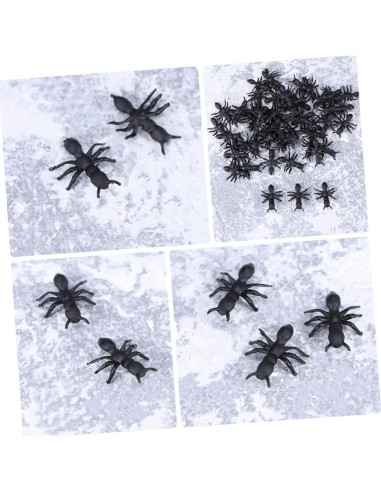 100 Hormigas de Plástico Simulación Halloween Gatuida