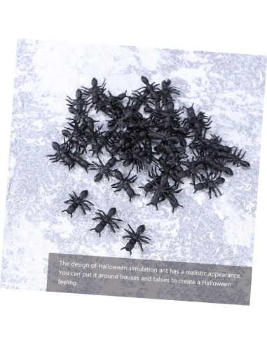 100 Hormigas de Plástico Simulación Halloween Gatuida