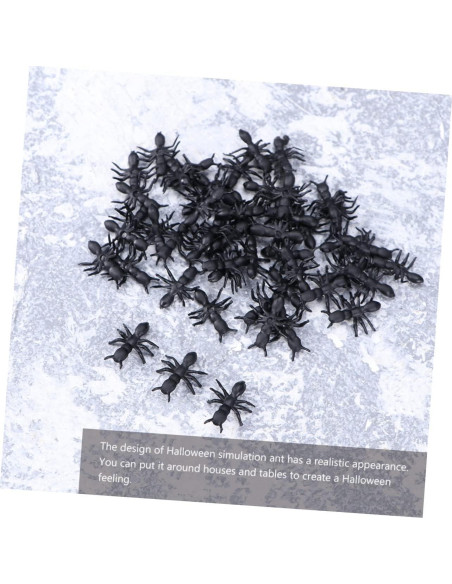 100 Hormigas de Plástico Simulación Halloween Gatuida