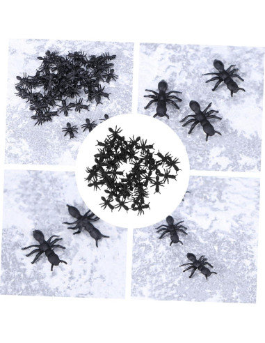 100 Hormigas de Plástico Simulación Halloween Gatuida