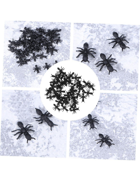 100 Hormigas de Plástico Simulación Halloween Gatuida