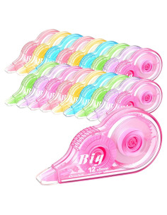 Cinta Correctora Yexiya 18 Piezas 5 mm x 12 m Colores Variados