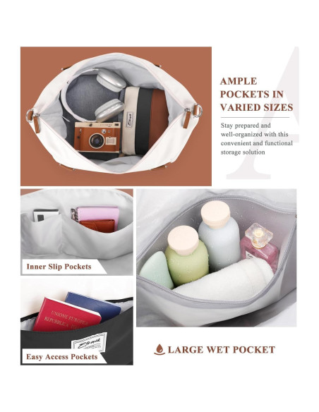 Bolsa de Viaje ETRONIK Grande Unisex con Compartimento Húmedo